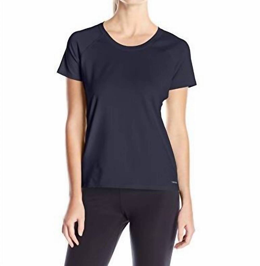 NEW SOYBU women's activewear endurance performance short sleeve tee in navy